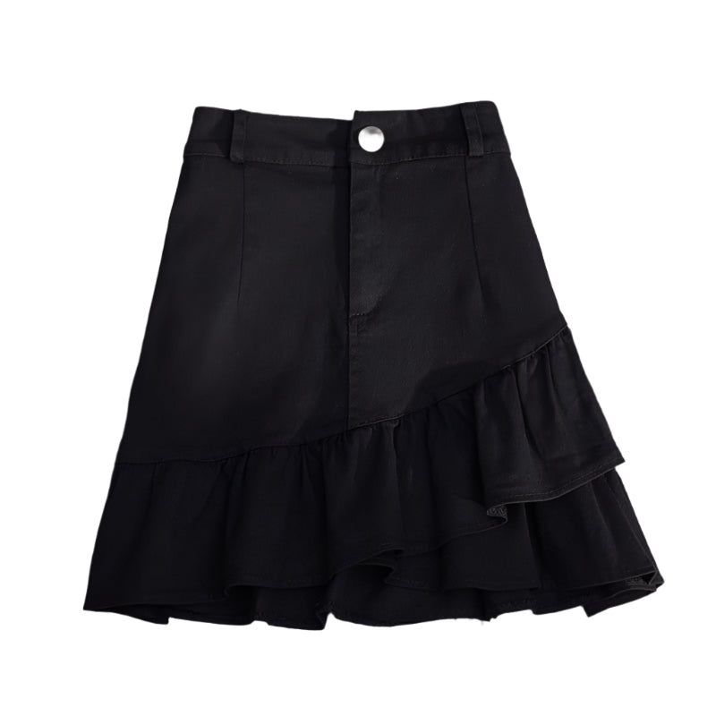 Elyse Ruffles Mini Skirt