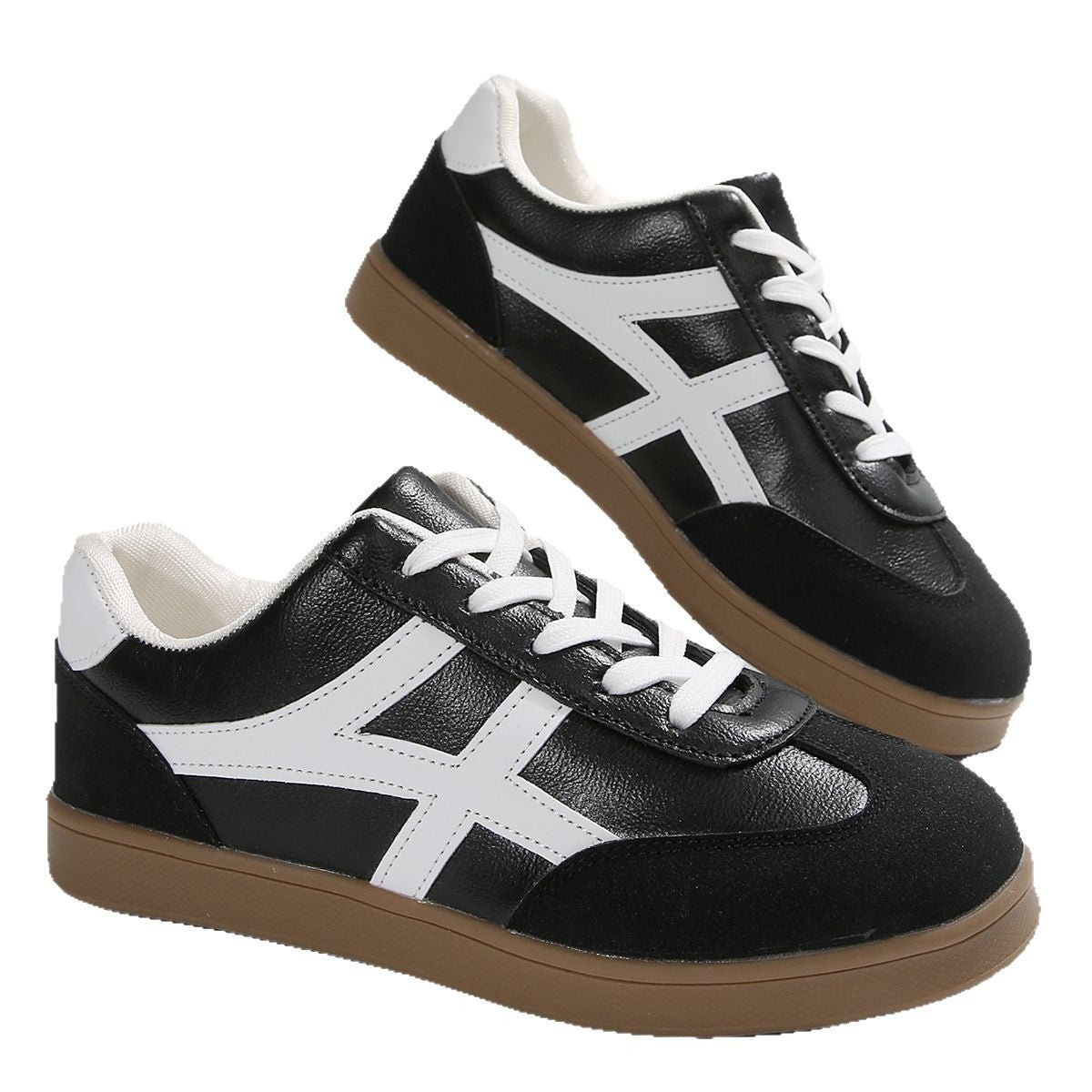 Retro Fashion Round Head Sneakers