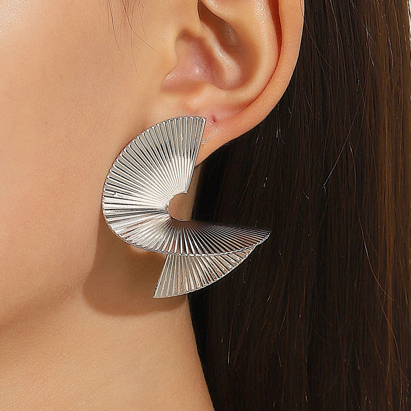 Geometric Metal Earrings