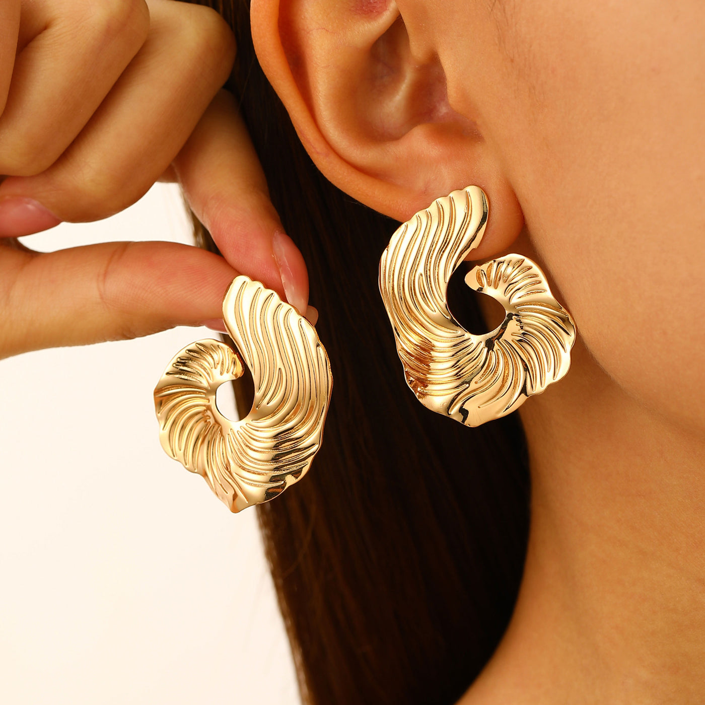 Geometric Metal Earrings