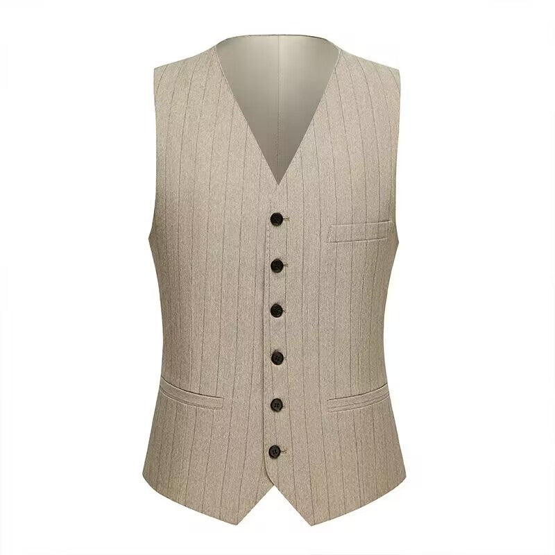 Men's Classic Pinstripe Suit Set – Tailored Two-Piece Business Attire for Formal & Professional Events