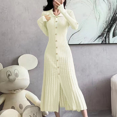 Estelle Hollow Long Sleeved Dress