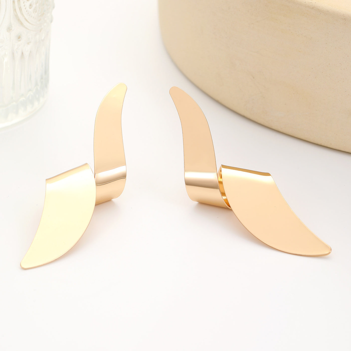 Geometric Metal Earrings
