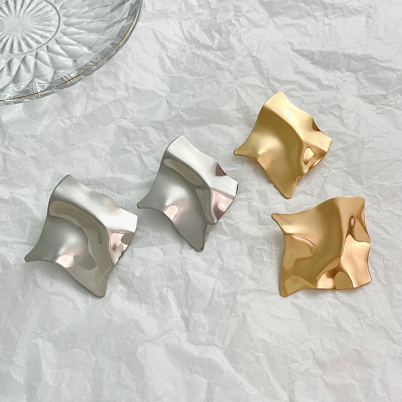 Geometric Metal Earrings