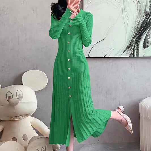 Estelle Hollow Long Sleeved Dress