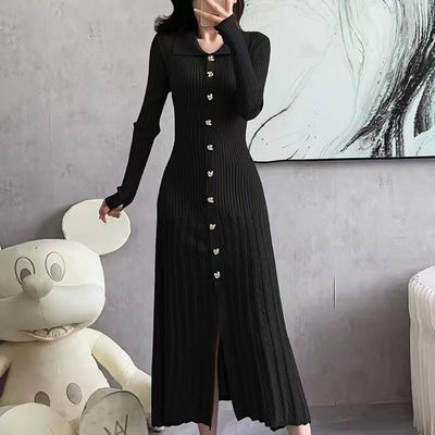 Estelle Hollow Long Sleeved Dress