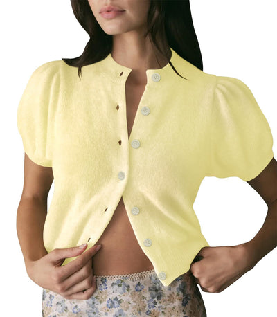Bubble Short Sleeved Cardigan