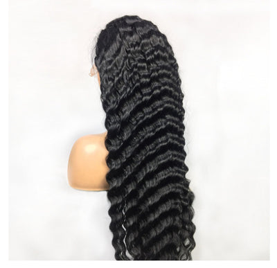 13X4 Deep Wave Lace Frontal Human Hair Wig