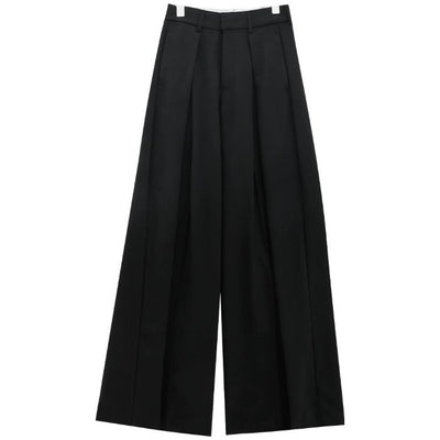 Autumn High Waist Casual Wide Leg Pants