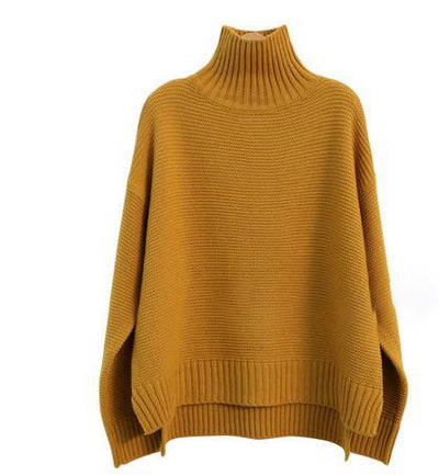 Bea Cashmere Turtleneck Knitted Sweater
