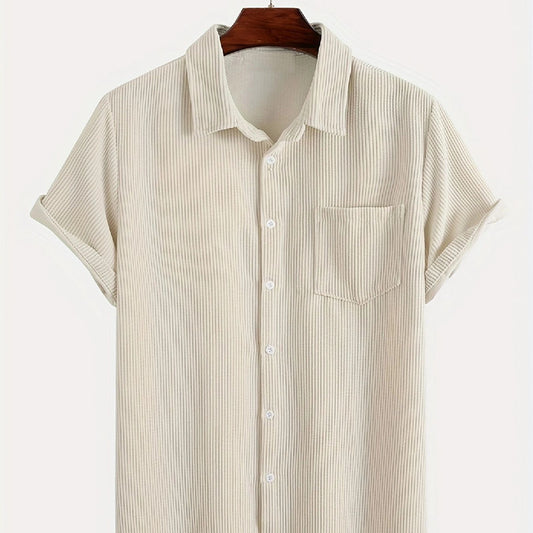 Fashion Personality Men's Corduroy Shirt