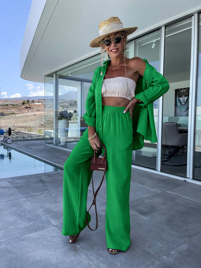Casual Pants Matching Set