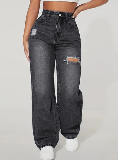 Basic Ripped Jeans