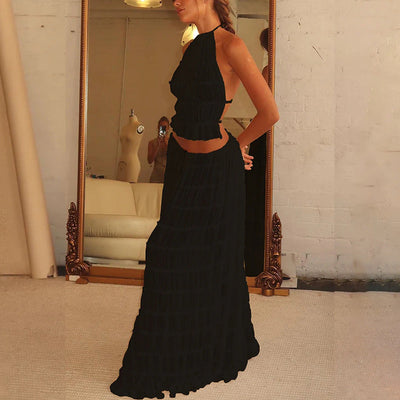 pleated Maxi Skirt