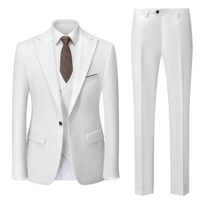 Emerald Majesty Three-Piece Suit - Custom Shades & Sizes