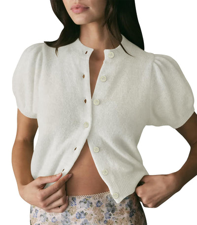 Bubble Short Sleeved Cardigan