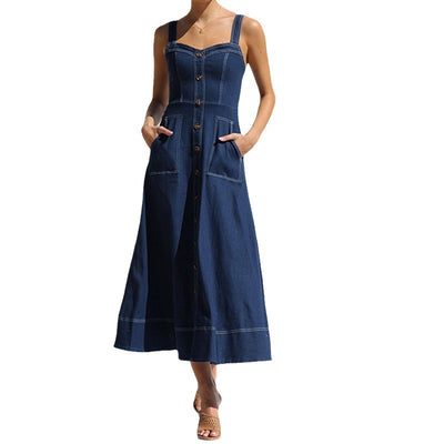 Midi Denim Dress