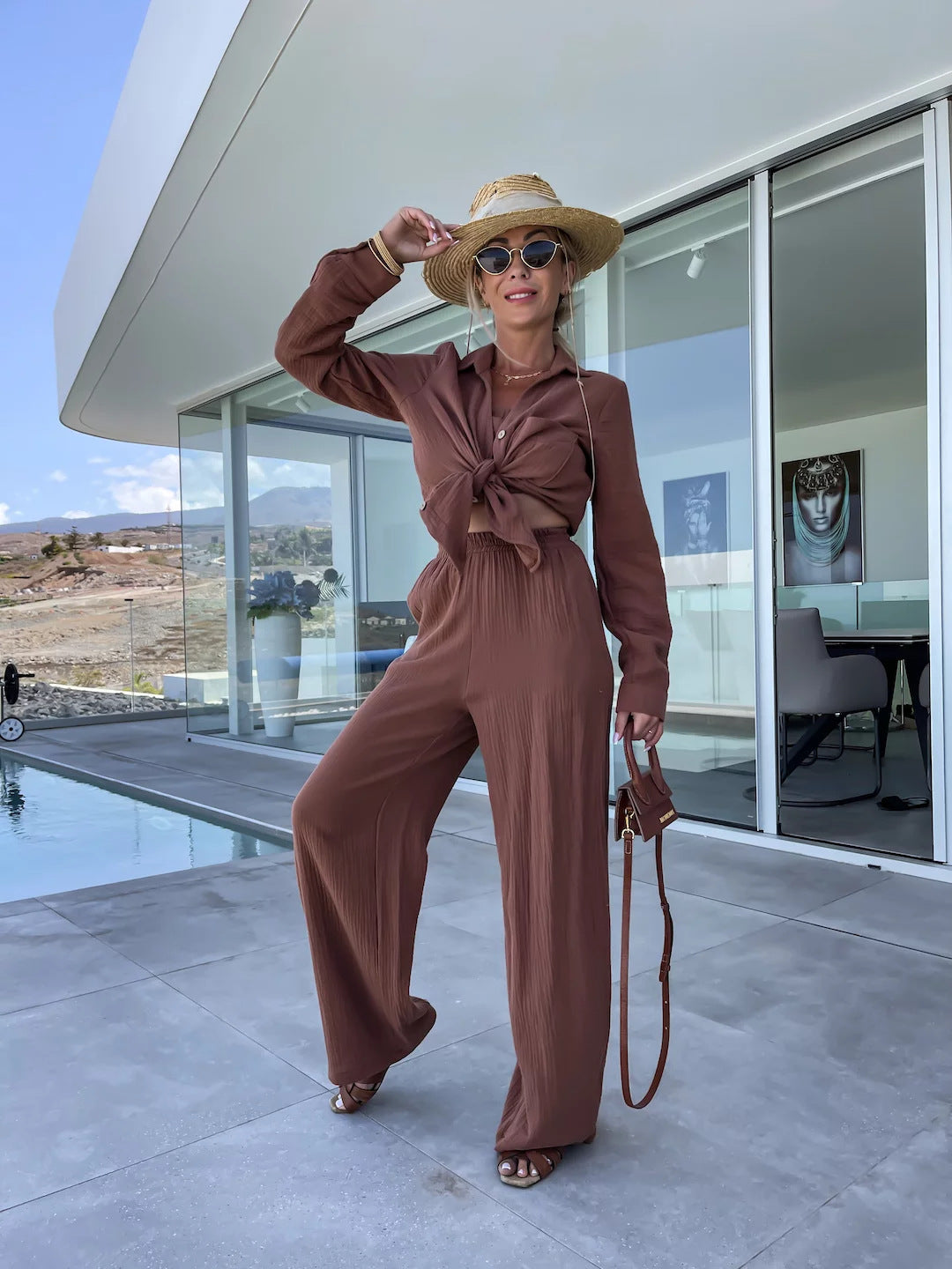 Casual Pants Matching Set