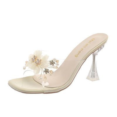 Daisy Vinyl Mules