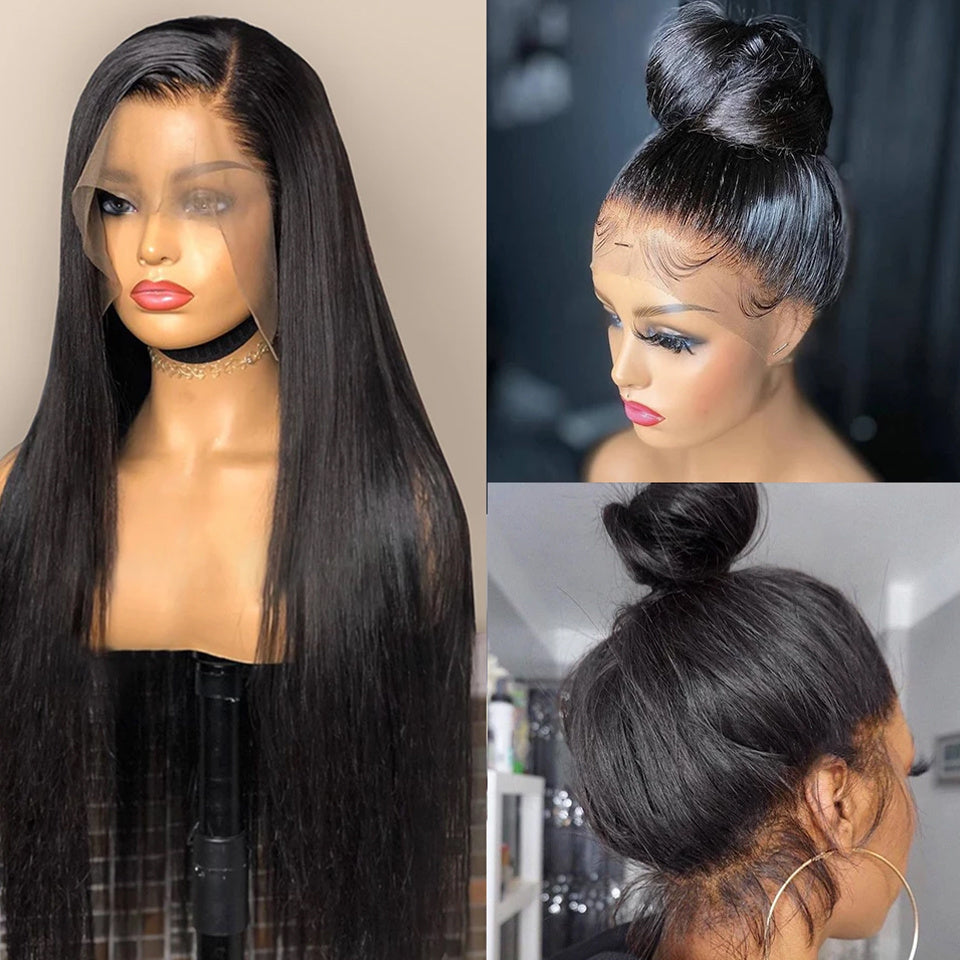 Straight Human Hair Lace Wig