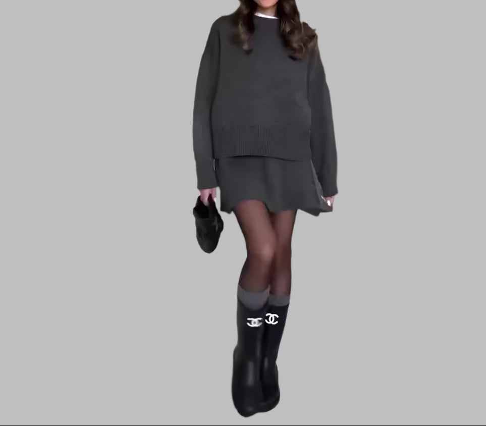 Sally Sweater Skirt Set