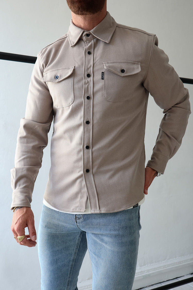 Men’s Classic Fit Casual Shirt with Flap Pocket – Versatile, Stylish & Comfortable