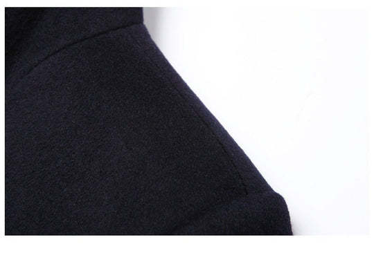 Men's Elegant Wool-Blend Overcoat – Sophisticated Style for Cold Weather