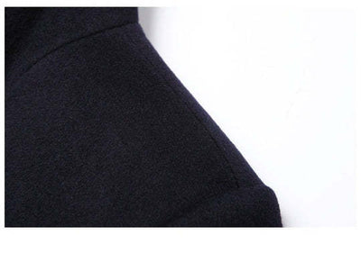 Men's Elegant Wool-Blend Overcoat – Sophisticated Style for Cold Weather