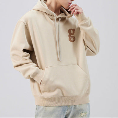 Men's Cozy Oversized Hoodie with Graphics & Kangaroo Pocket – Casual Streetwear Essential