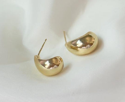 Metal Water Drop Earrings