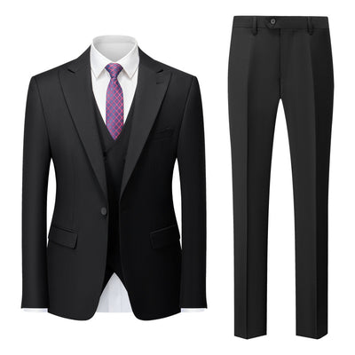 Emerald Majesty Three-Piece Suit - Custom Shades & Sizes