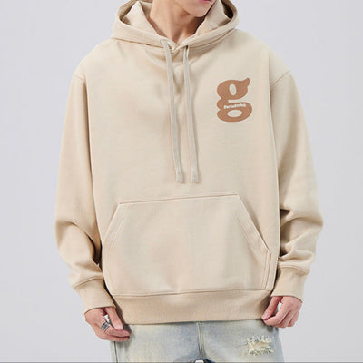 Men's Cozy Oversized Hoodie with Graphics & Kangaroo Pocket – Casual Streetwear Essential