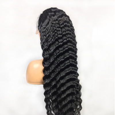 13X4 Deep Wave Lace Frontal Human Hair Wig