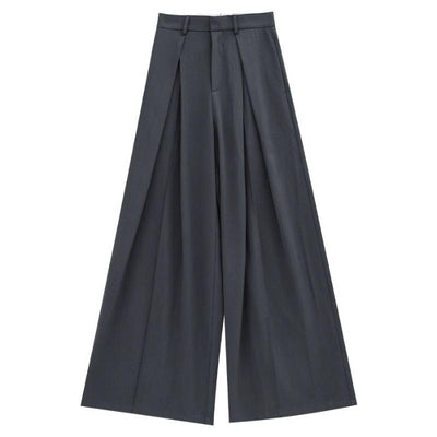 Autumn High Waist Casual Wide Leg Pants
