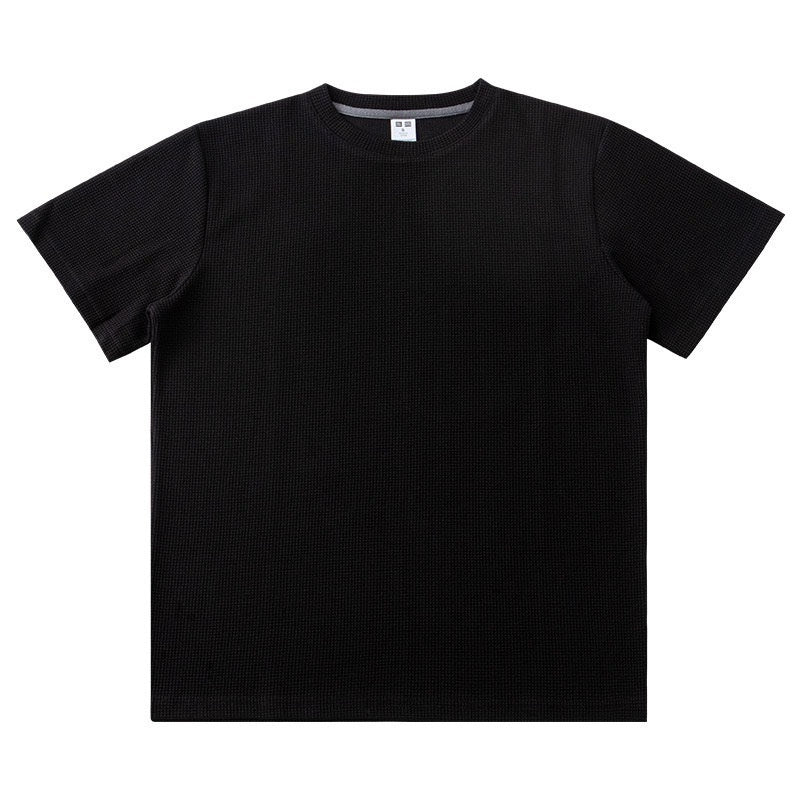 Men's Textured Short Sleeve T-Shirt – Stylish, Comfortable & Modern Essential
