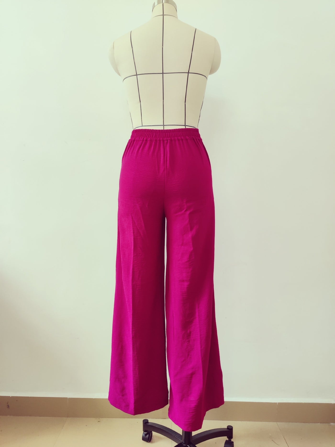 London Pleated Wide-leg Pants