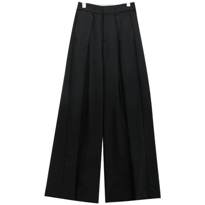 Autumn High Waist Casual Wide Leg Pants