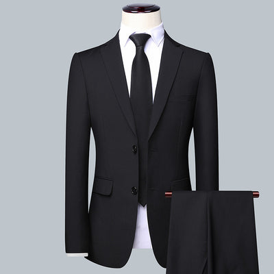 Men's Classic Three-Piece Suit - Business Formal