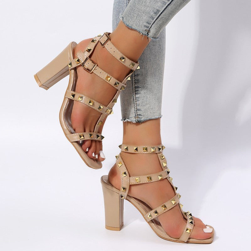 Rivet Gladiator Sandals