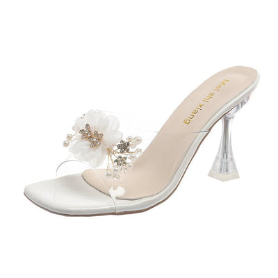 Daisy Vinyl Mules