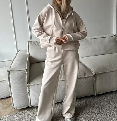 Sabrina Zip-up Hoodie Two-piece Set